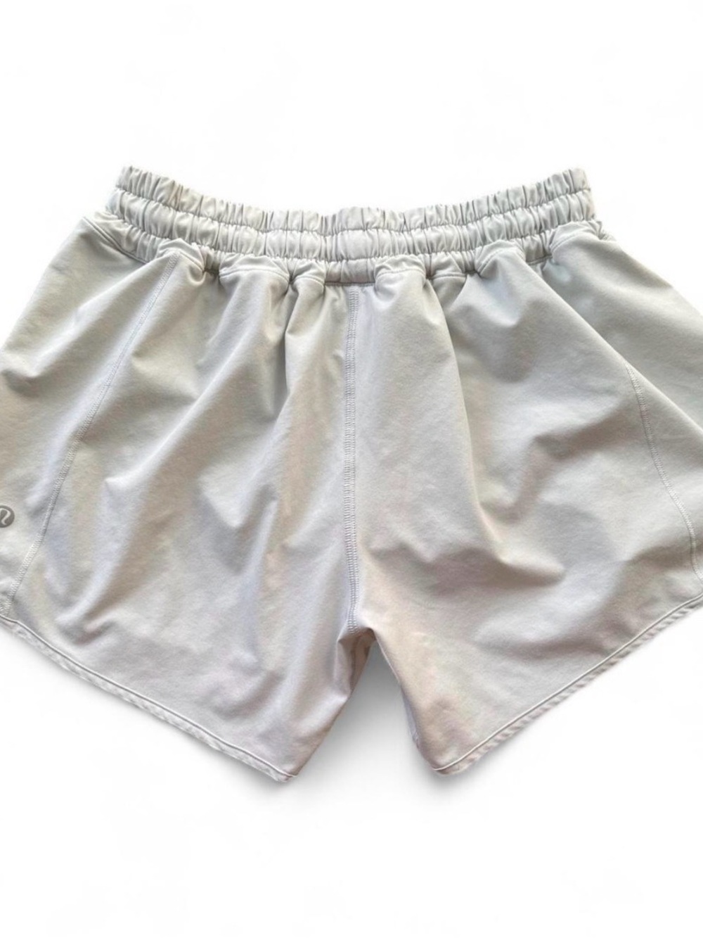 Lululemon Hotty Hot Low Rise Lined Running Shorts Mint Green Size 6 Tall 4" - Picture 5 of 9